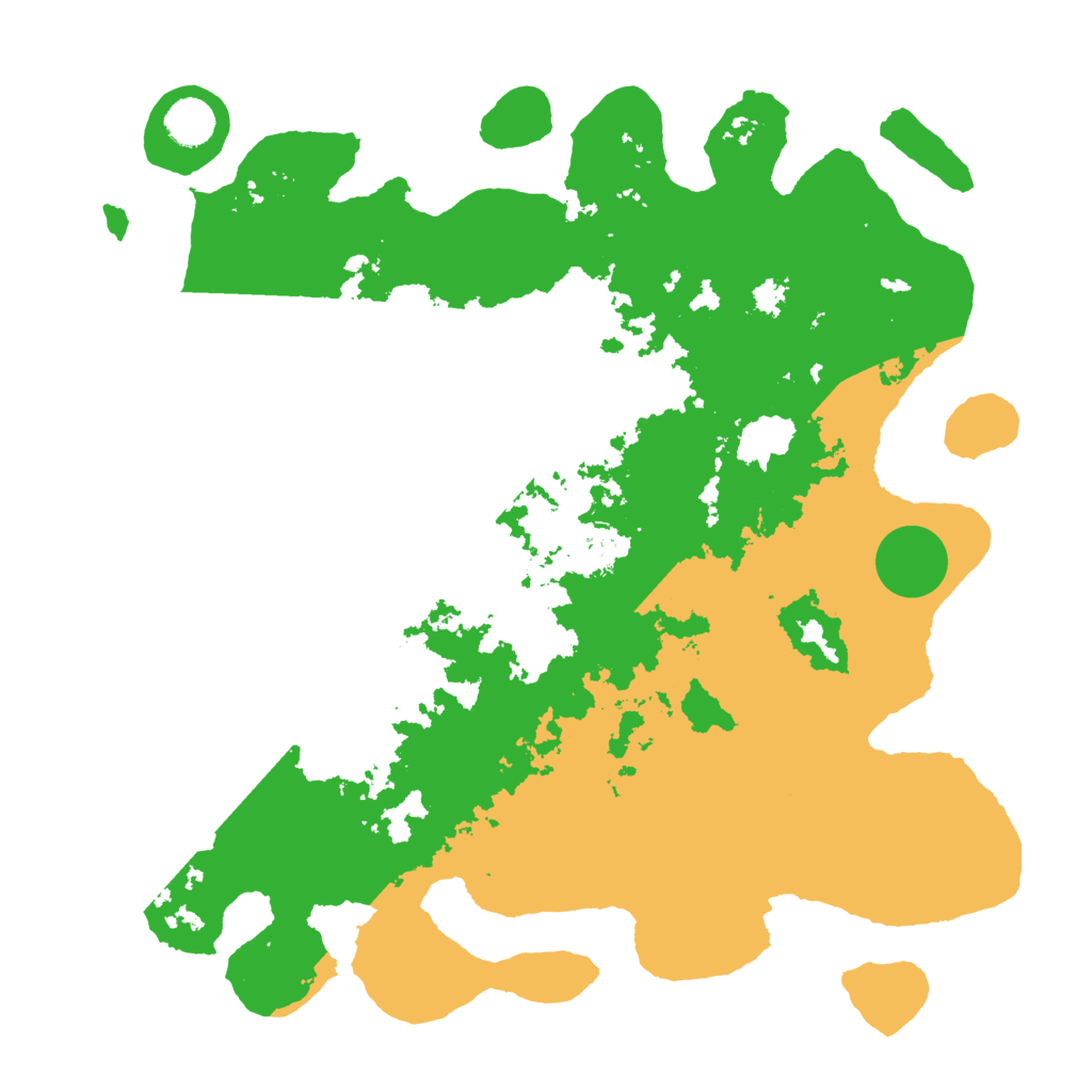 Biome Rust Map: Barren, Size: 4000, Seed: 1234567