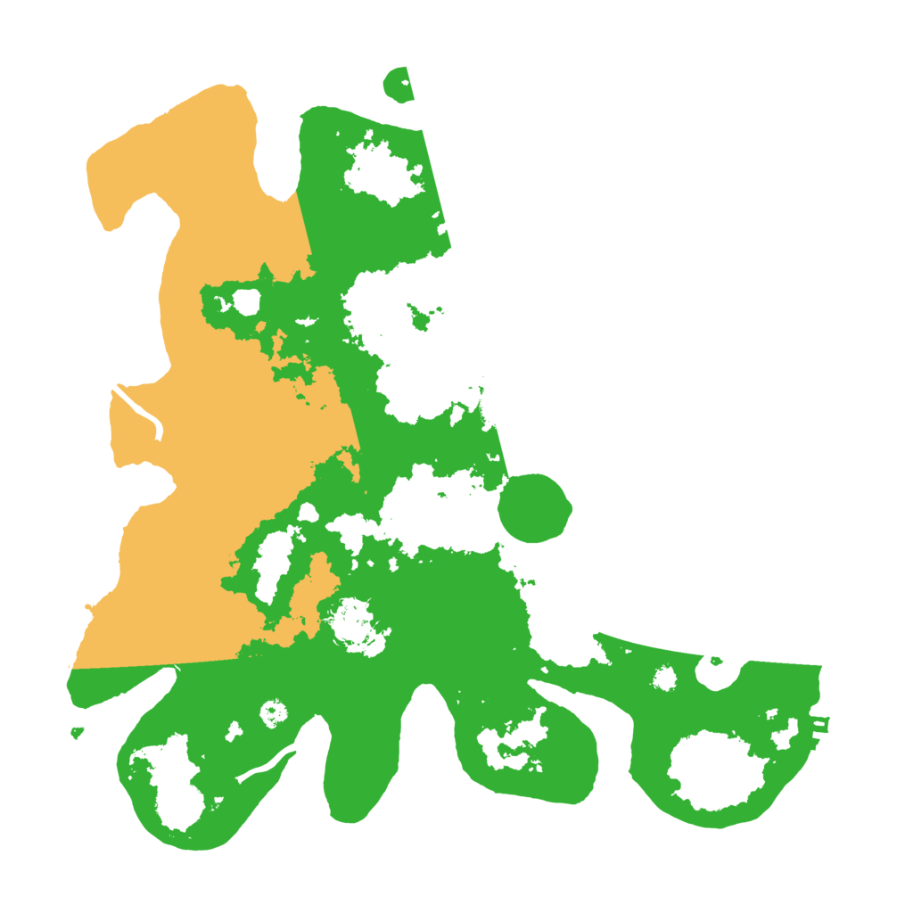 Biome Rust Map: Procedural Map, Size: 3500, Seed: 95445009