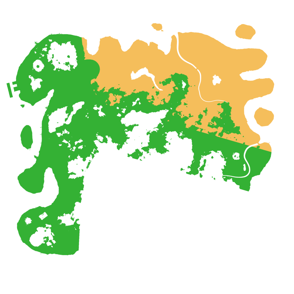 Biome Rust Map: Procedural Map, Size: 4000, Seed: 1556