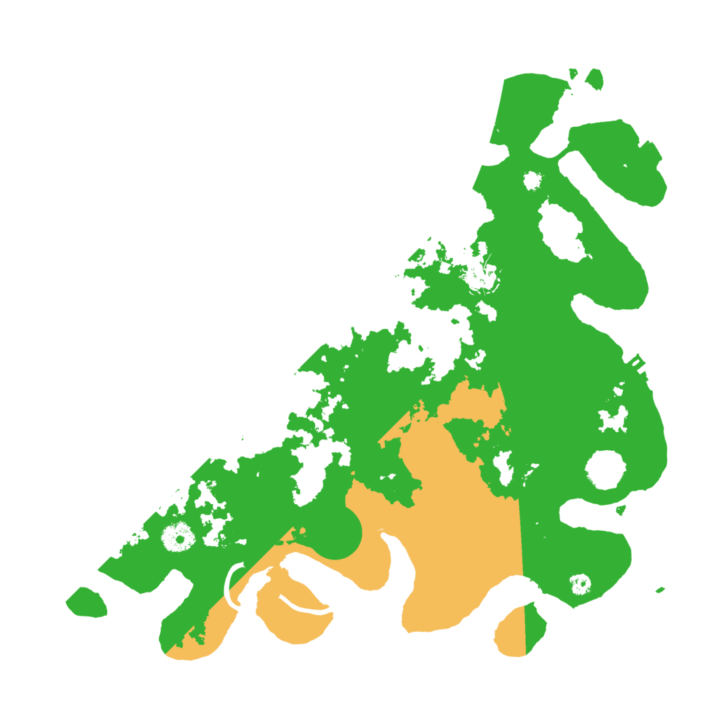 Biome Rust Map: Procedural Map, Size: 3500, Seed: 3558336