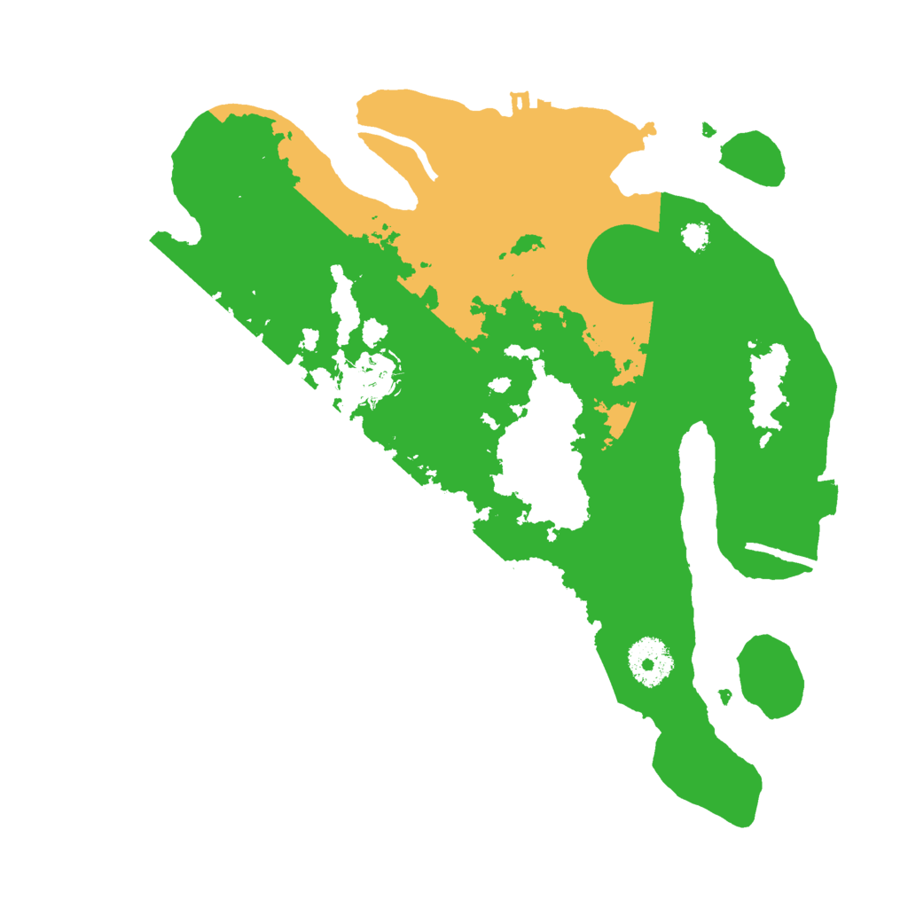 Biome Rust Map: Procedural Map, Size: 3000, Seed: 156736452