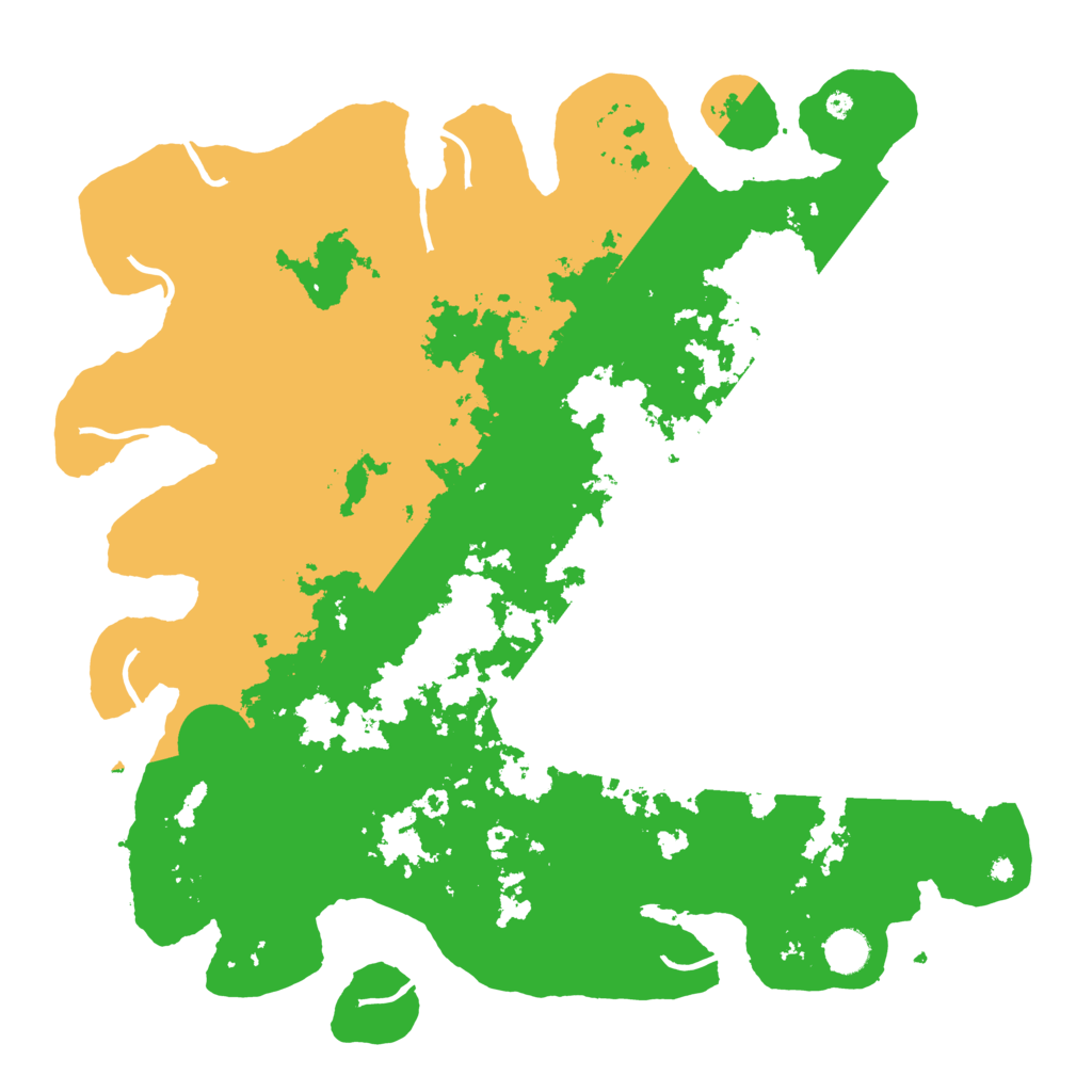 Biome Rust Map: Procedural Map, Size: 4300, Seed: 1113