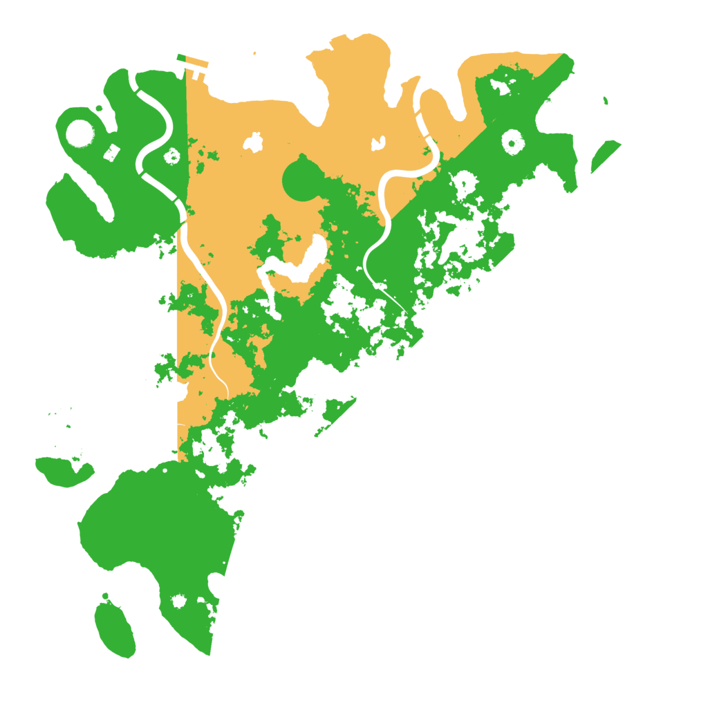 Biome Rust Map: Procedural Map, Size: 4500, Seed: 1951331351