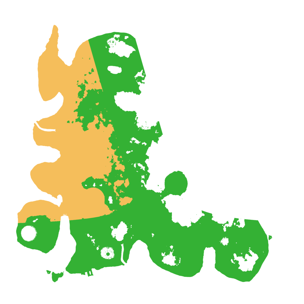 Biome Rust Map: Procedural Map, Size: 3500, Seed: 89389991