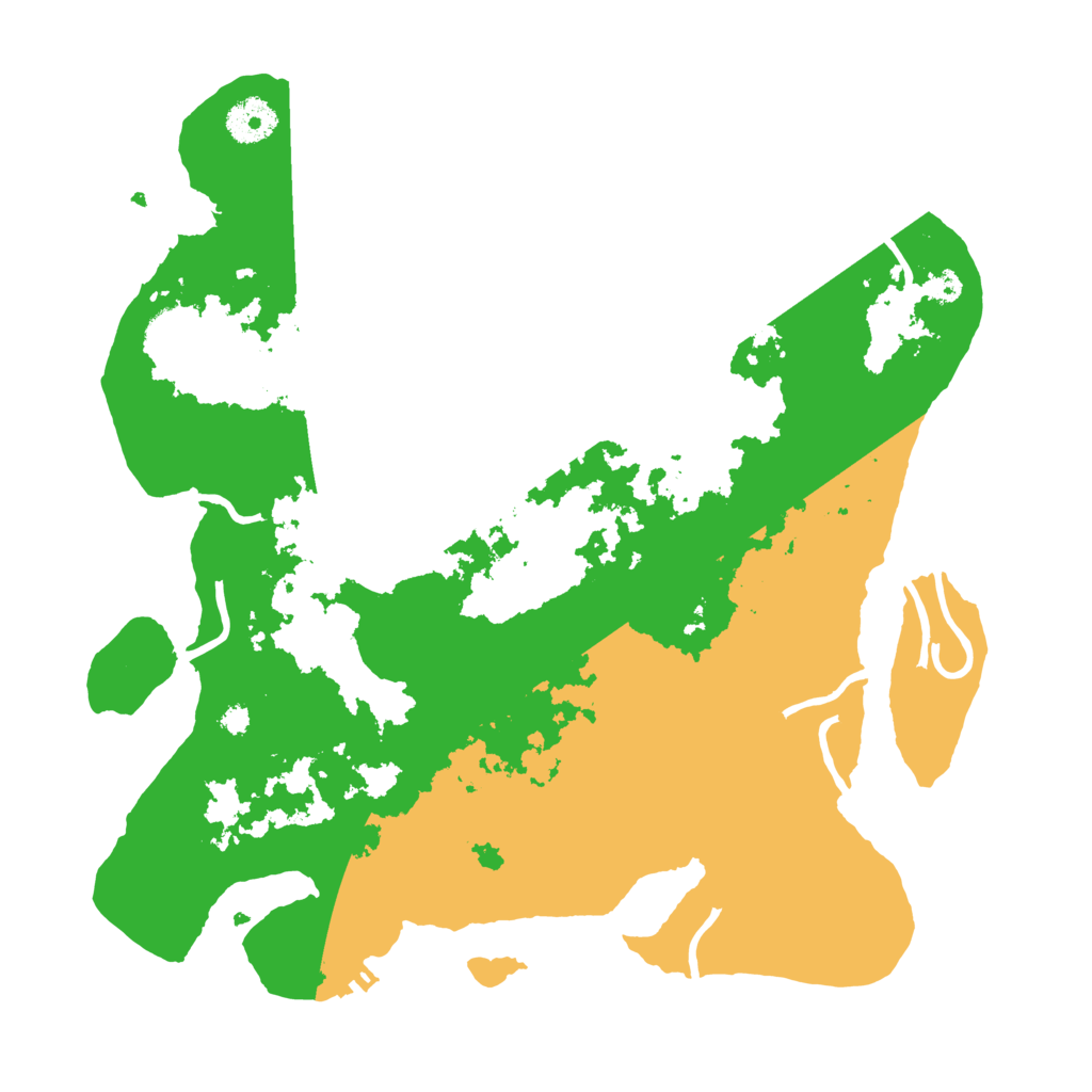 Biome Rust Map: Procedural Map, Size: 3500, Seed: 844548354