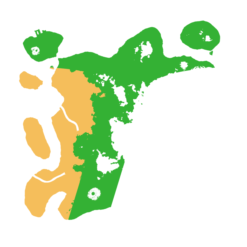 Biome Rust Map: Procedural Map, Size: 3000, Seed: 87635