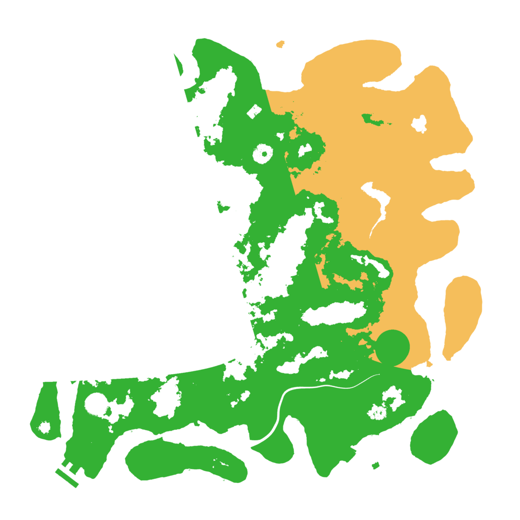 Biome Rust Map: Procedural Map, Size: 4000, Seed: 1169