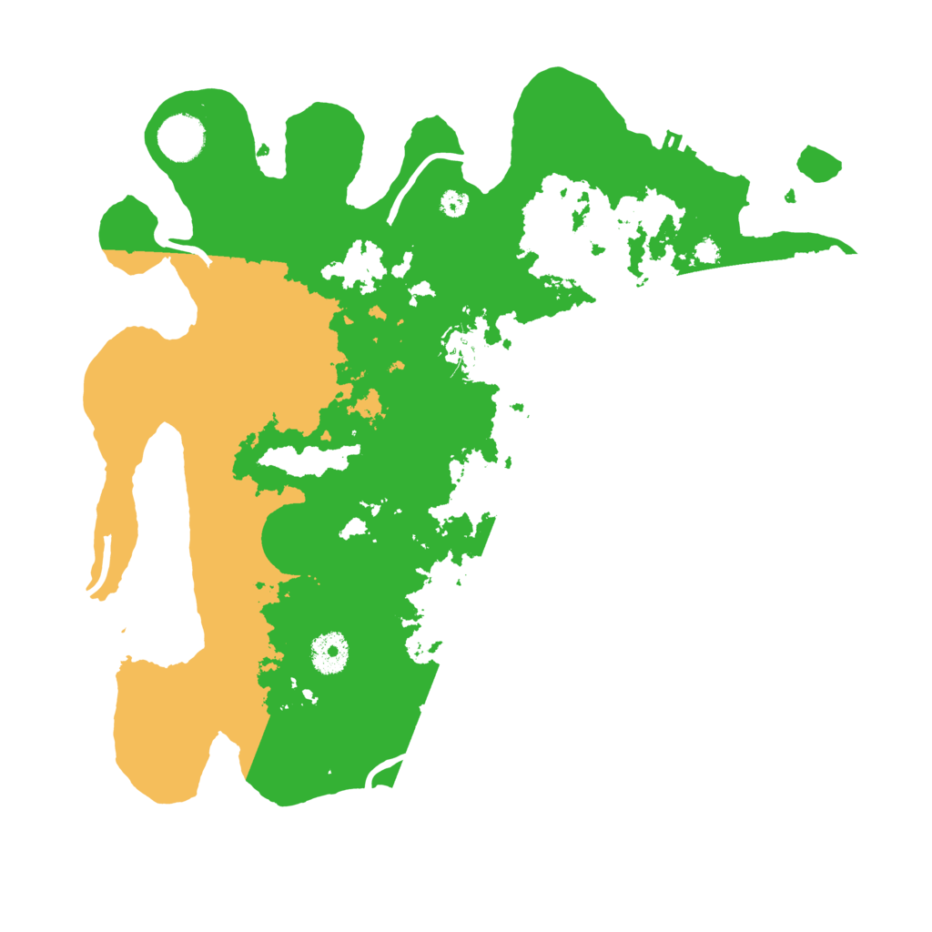 Biome Rust Map: Procedural Map, Size: 3500, Seed: 1871287