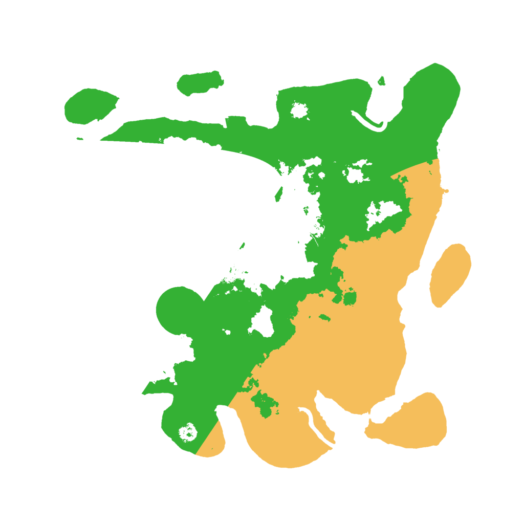 Biome Rust Map: Procedural Map, Size: 3000, Seed: 242378123