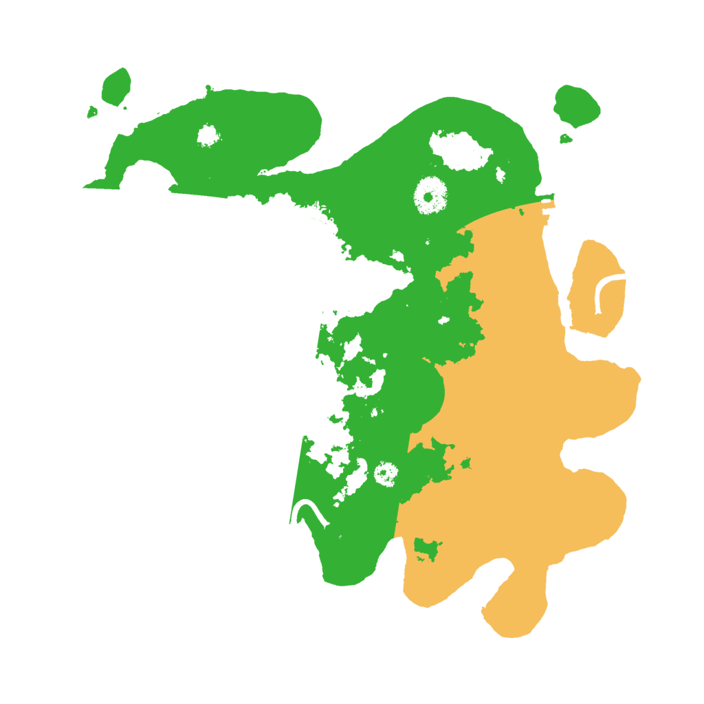 Biome Rust Map: Procedural Map, Size: 3000, Seed: 11079272