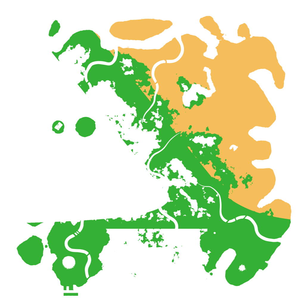 Biome Rust Map: Procedural Map, Size: 4250, Seed: 623096084