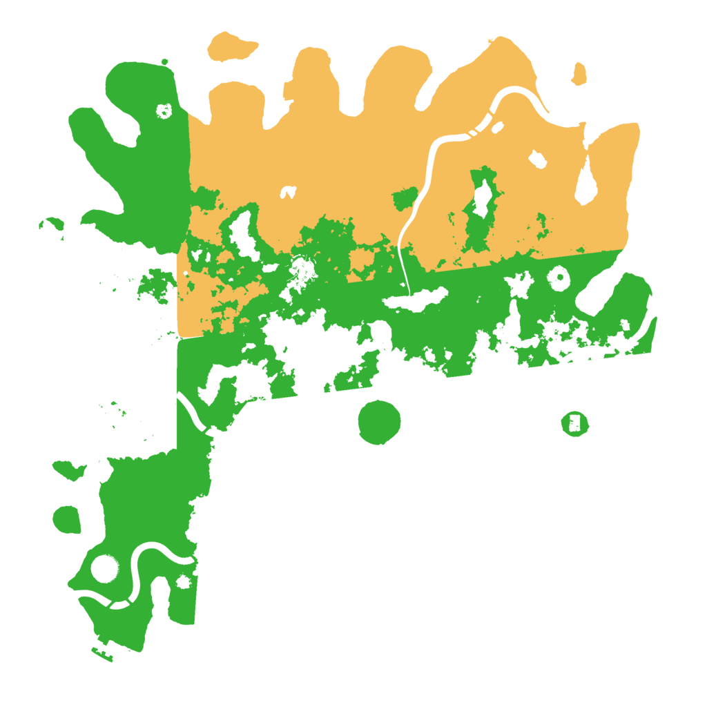 Biome Rust Map: Procedural Map, Size: 4500, Seed: 1032986542