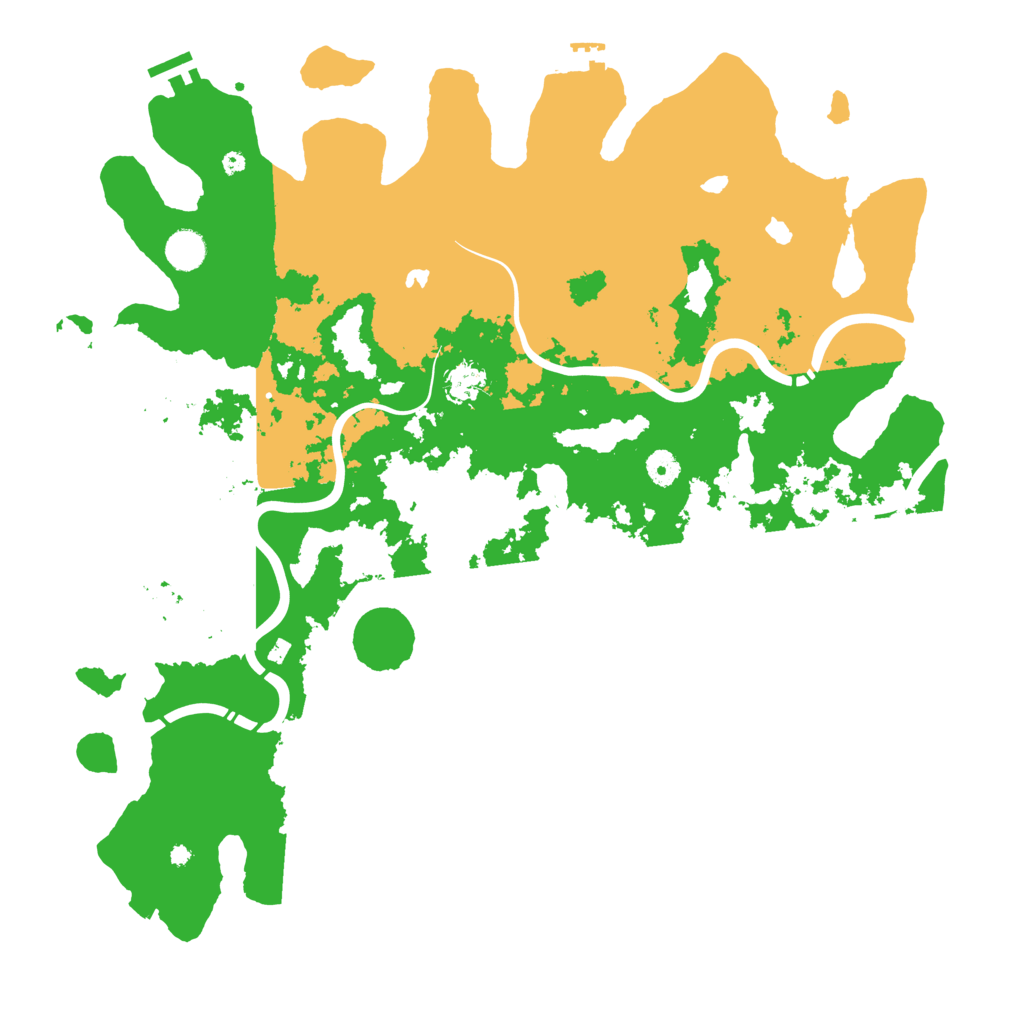 Biome Rust Map: Procedural Map, Size: 4500, Seed: 1032986542