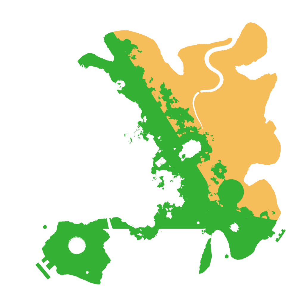 Biome Rust Map: Procedural Map, Size: 3200, Seed: 1356329528