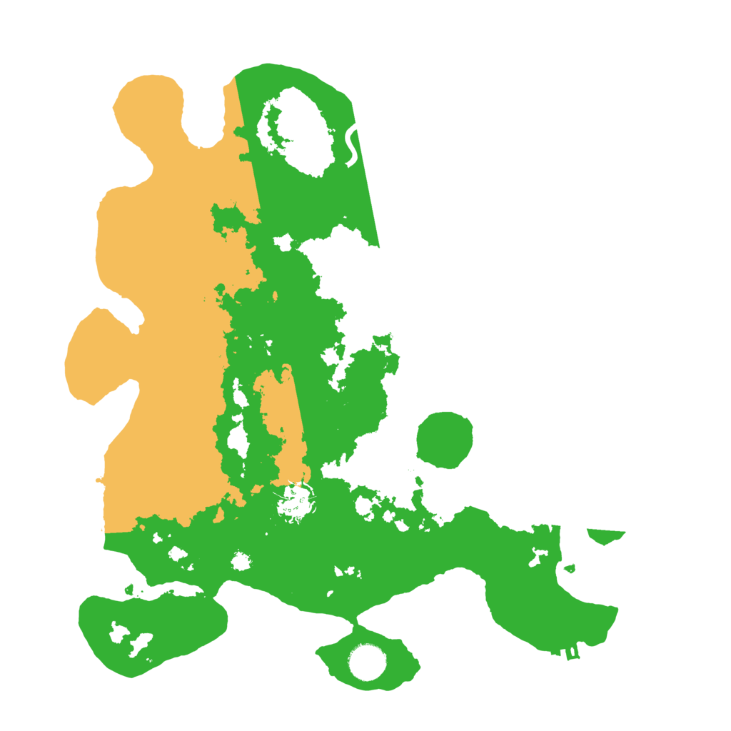 Biome Rust Map: Procedural Map, Size: 3500, Seed: 57269657