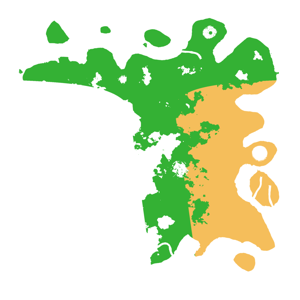 Biome Rust Map: Procedural Map, Size: 3500, Seed: 346225366
