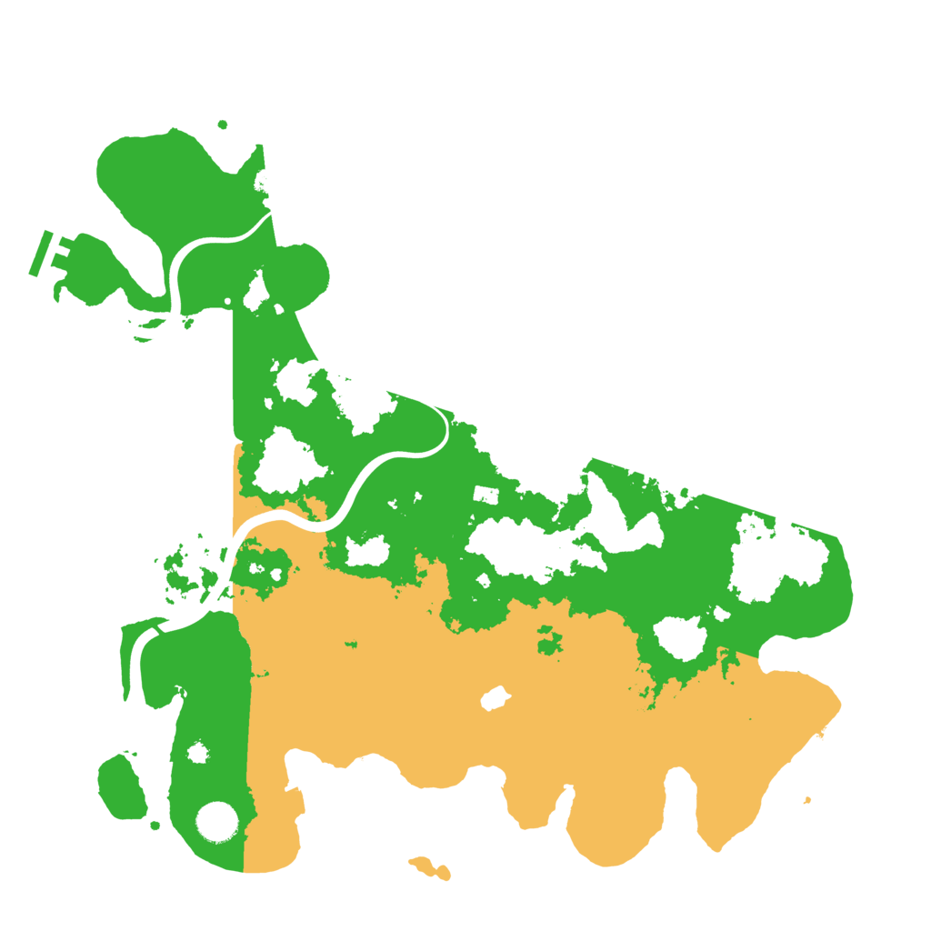 Biome Rust Map: Procedural Map, Size: 4000, Seed: 19990928