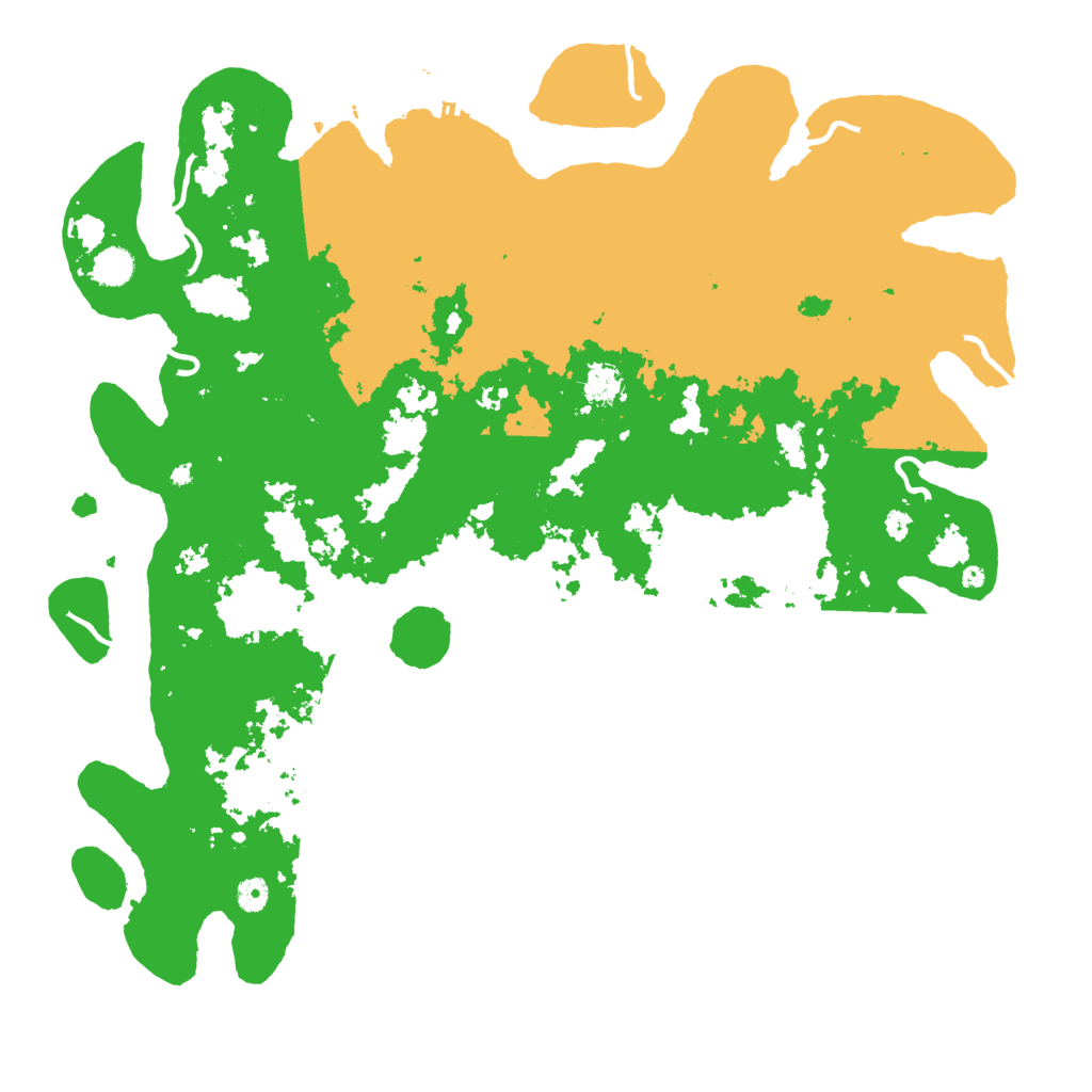 Biome Rust Map: Procedural Map, Size: 5000, Seed: 290248978