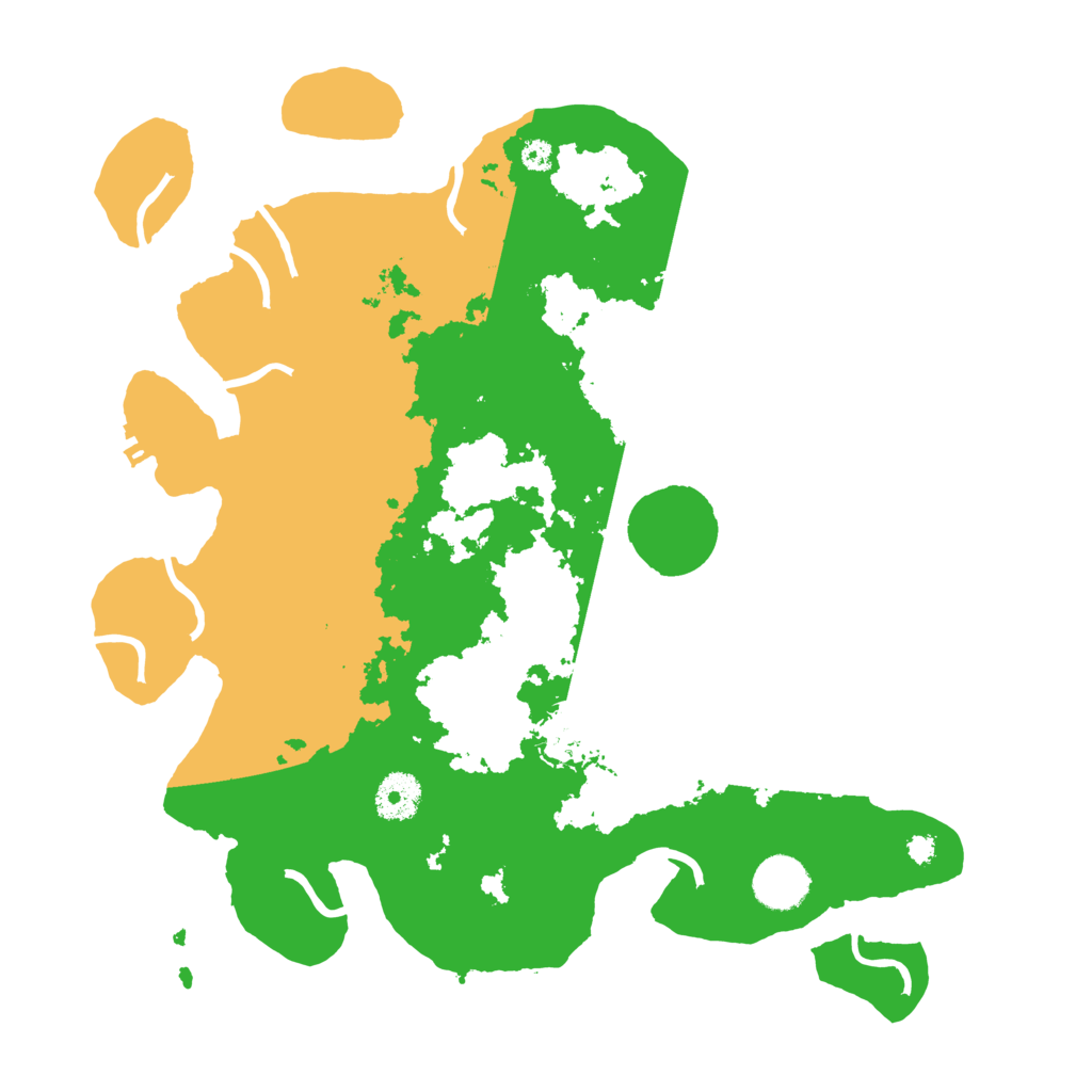 Biome Rust Map: Procedural Map, Size: 3500, Seed: 22946725