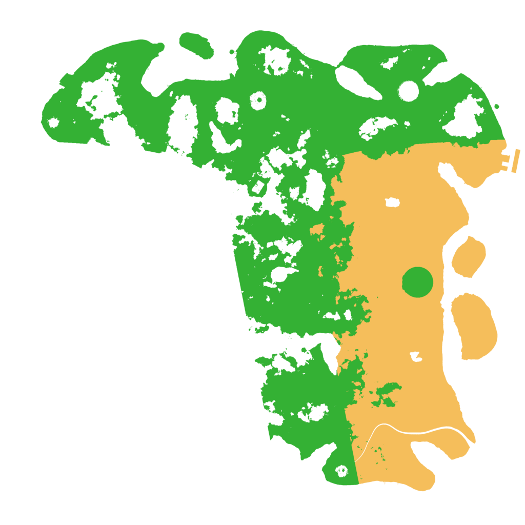 Biome Rust Map: Procedural Map, Size: 4500, Seed: 8132445