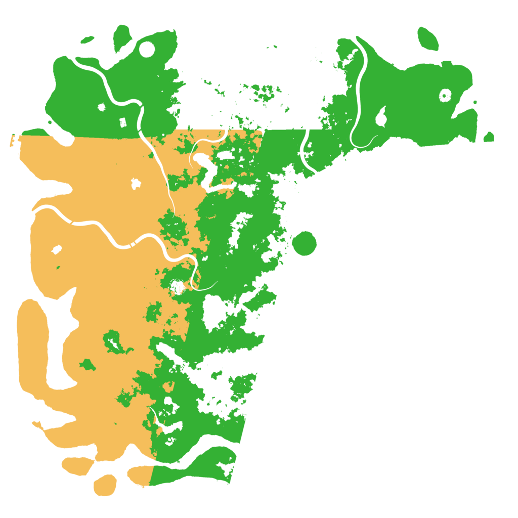 Biome Rust Map: Procedural Map, Size: 6000, Seed: 2486579