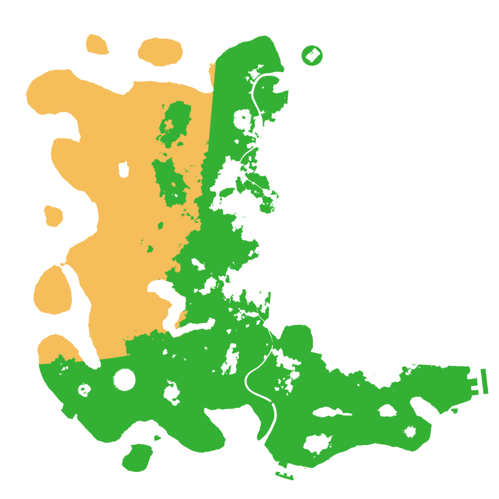 Biome Rust Map: Procedural Map, Size: 4000, Seed: 1438116476