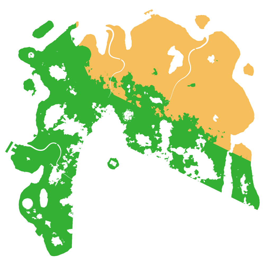 Biome Rust Map: Procedural Map, Size: 4500, Seed: 1078033296