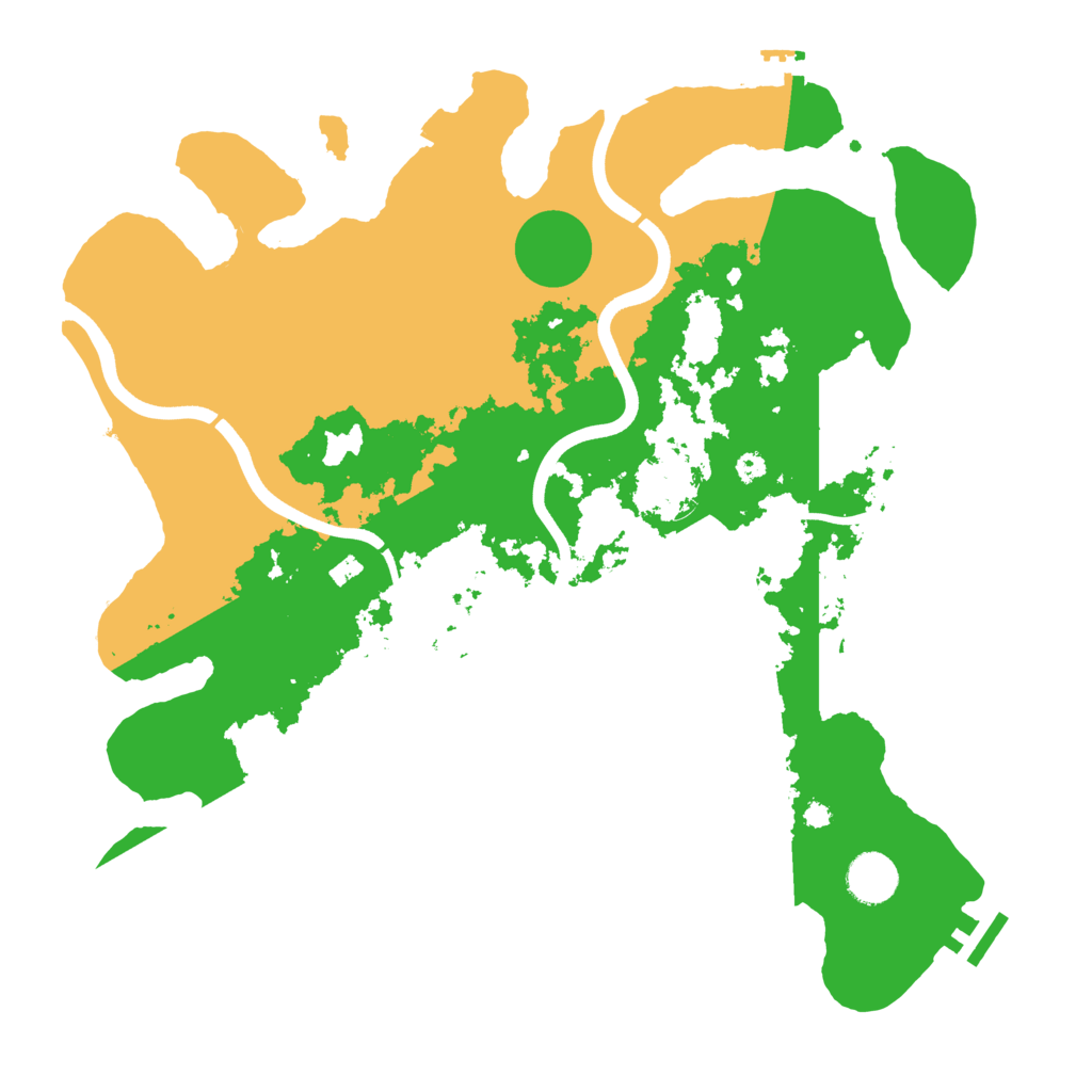 Biome Rust Map: Procedural Map, Size: 3750, Seed: 88744360