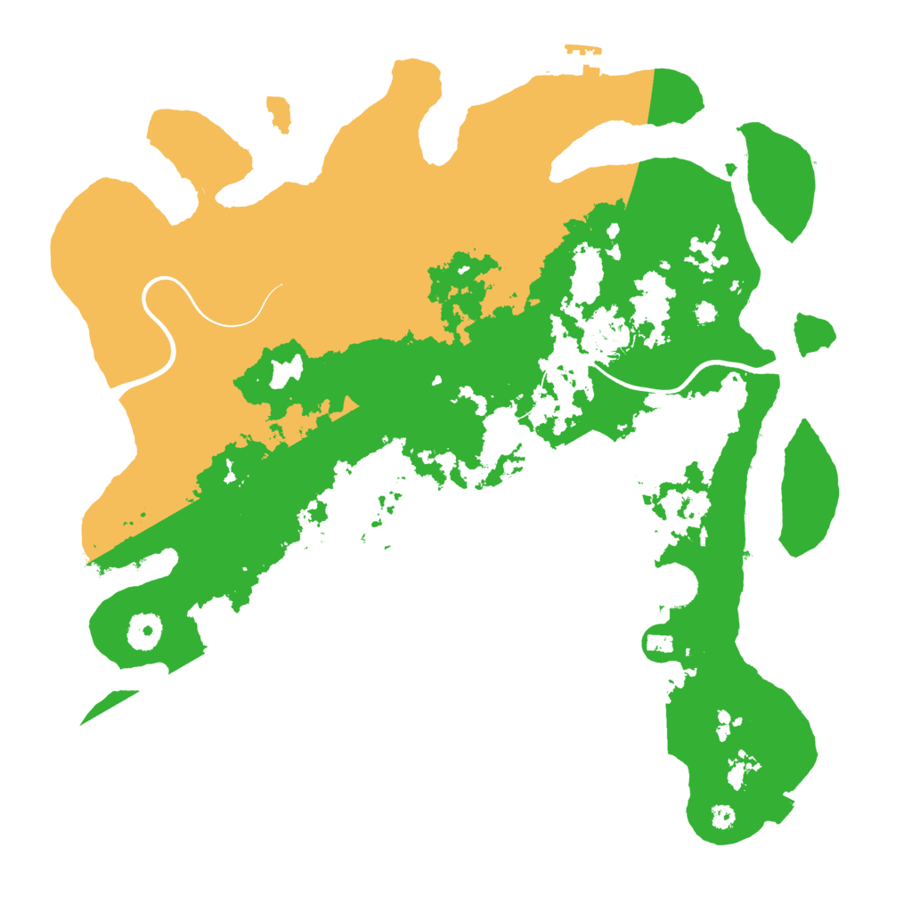 Biome Rust Map: Procedural Map, Size: 3750, Seed: 88744360