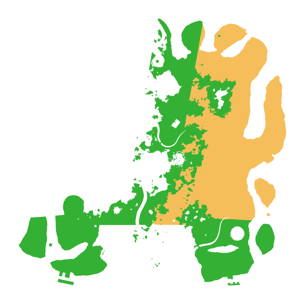Biome Rust Map: Procedural Map, Size: 3800, Seed: 2639995