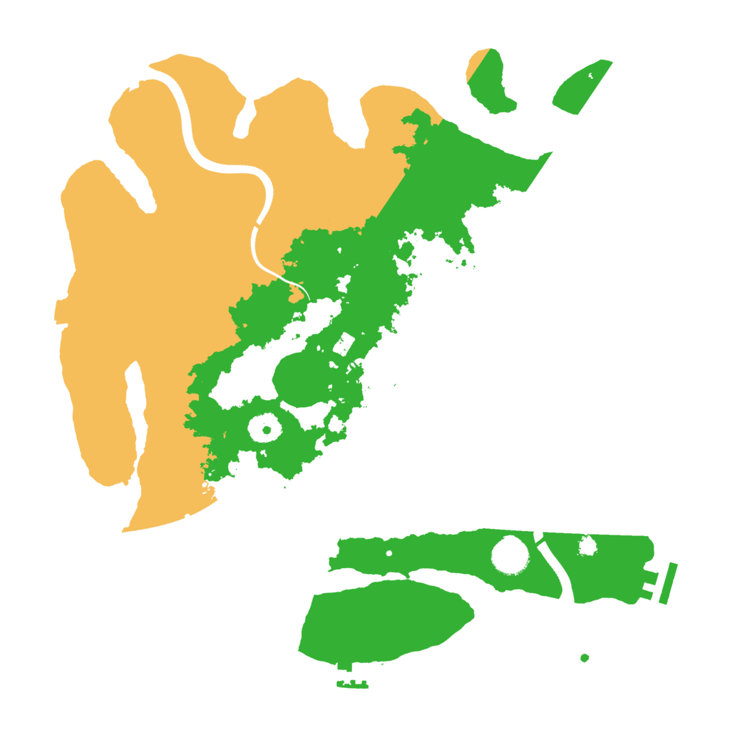 Biome Rust Map: Procedural Map, Size: 3500, Seed: 1509433672