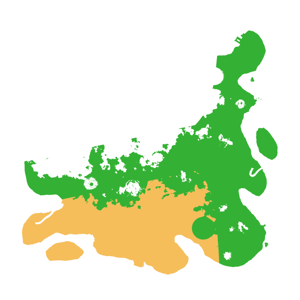 Biome Rust Map: Procedural Map, Size: 3500, Seed: 59803365