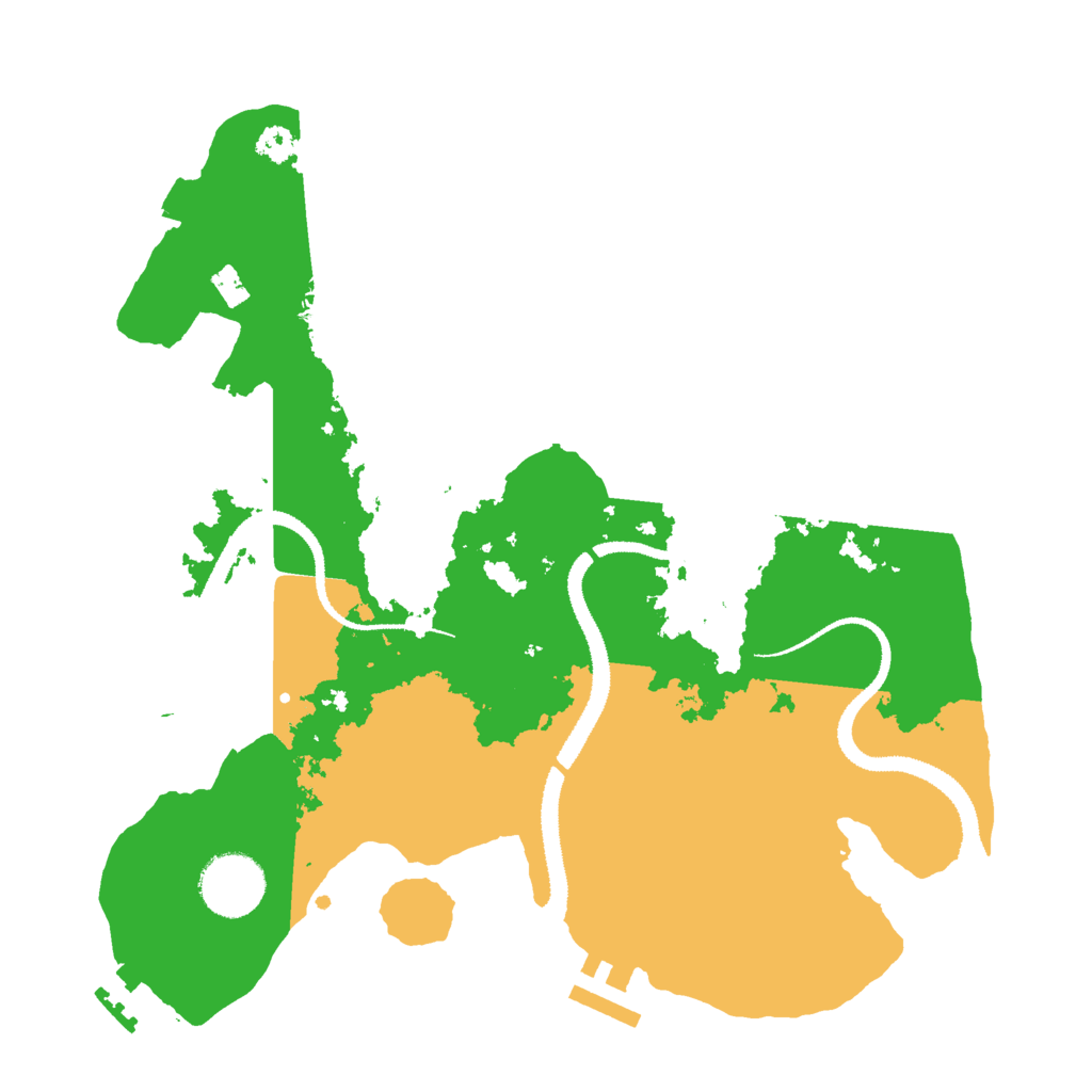 Biome Rust Map: Procedural Map, Size: 3000, Seed: 430069393