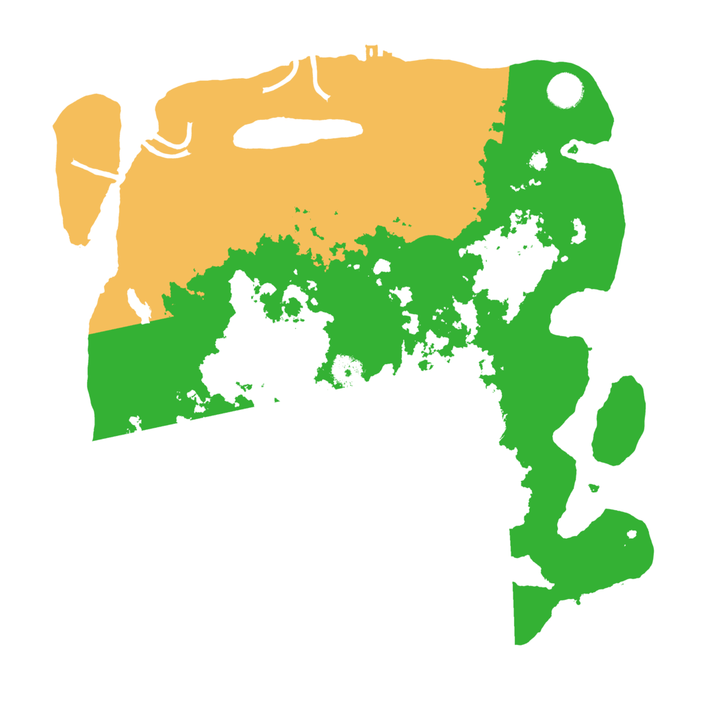 Biome Rust Map: Procedural Map, Size: 3500, Seed: 72192446