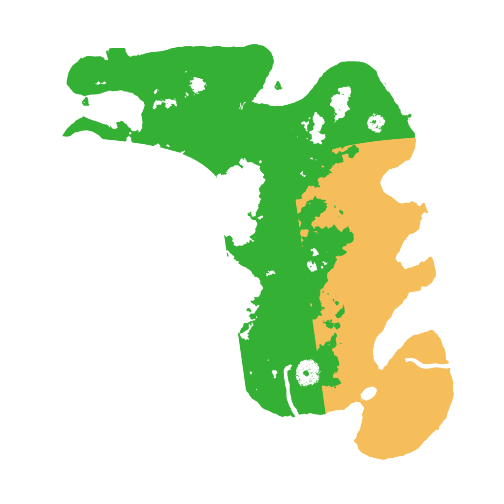 Biome Rust Map: Procedural Map, Size: 3000, Seed: 16386