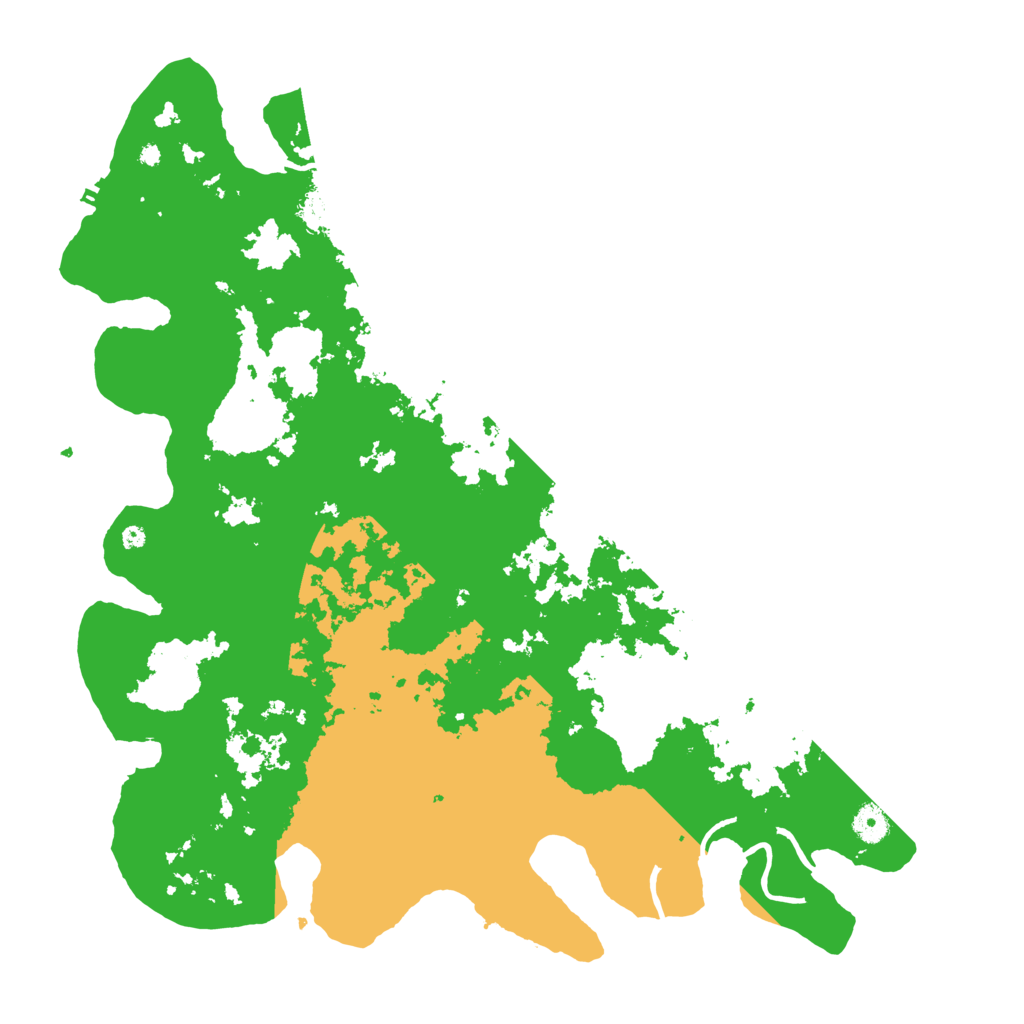 Biome Rust Map: Procedural Map, Size: 4500, Seed: 2119494317