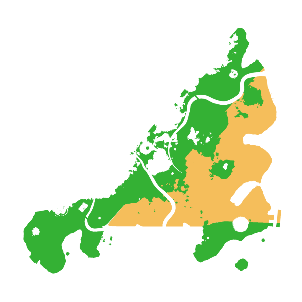 Biome Rust Map: Procedural Map, Size: 3500, Seed: 1106906765