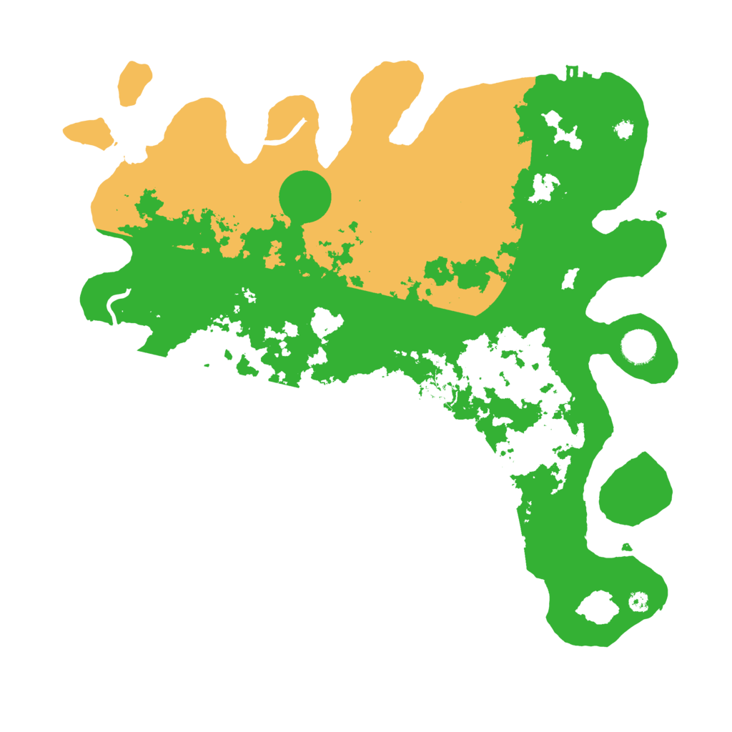 Biome Rust Map: Procedural Map, Size: 3696, Seed: 19486125