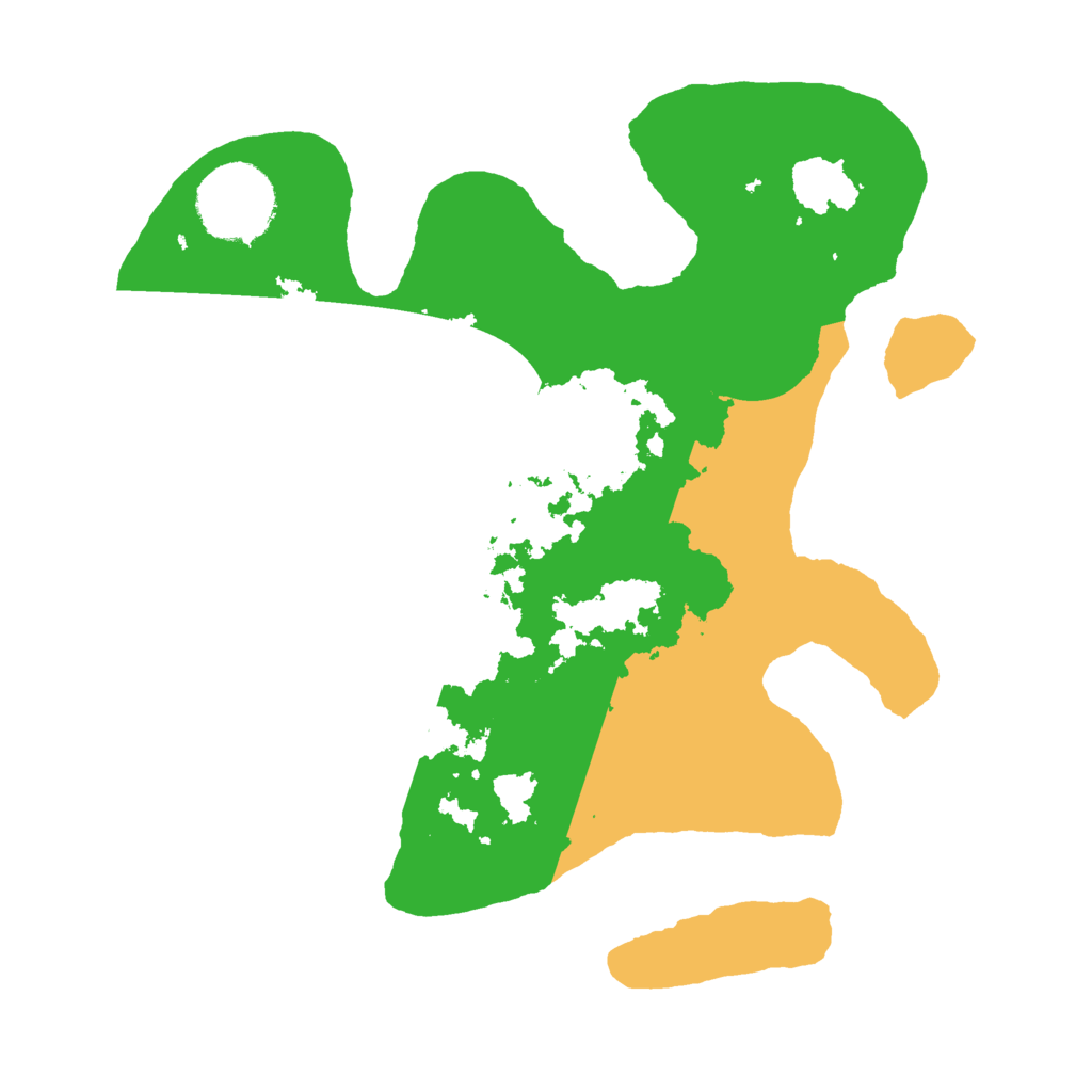 Biome Rust Map: Barren, Size: 2500, Seed: 618395