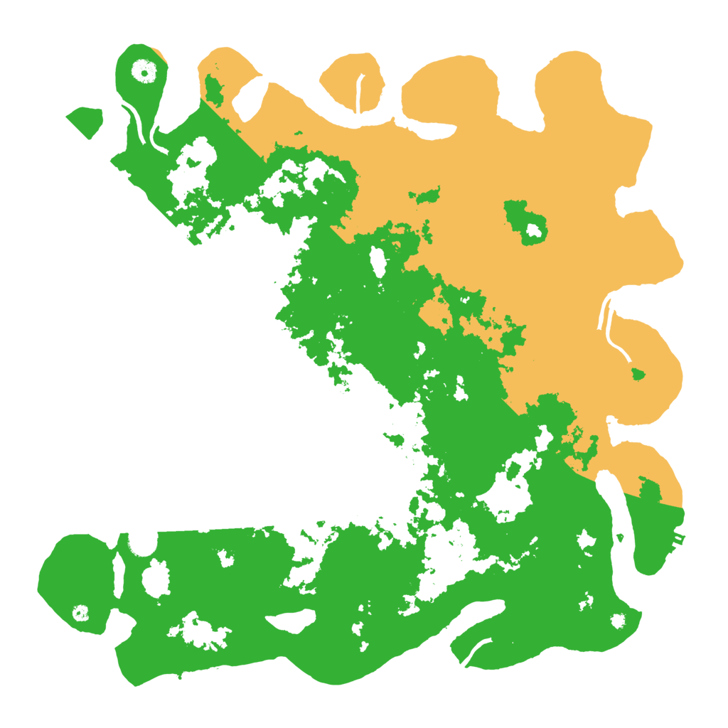 Biome Rust Map: Procedural Map, Size: 4500, Seed: 1326682998