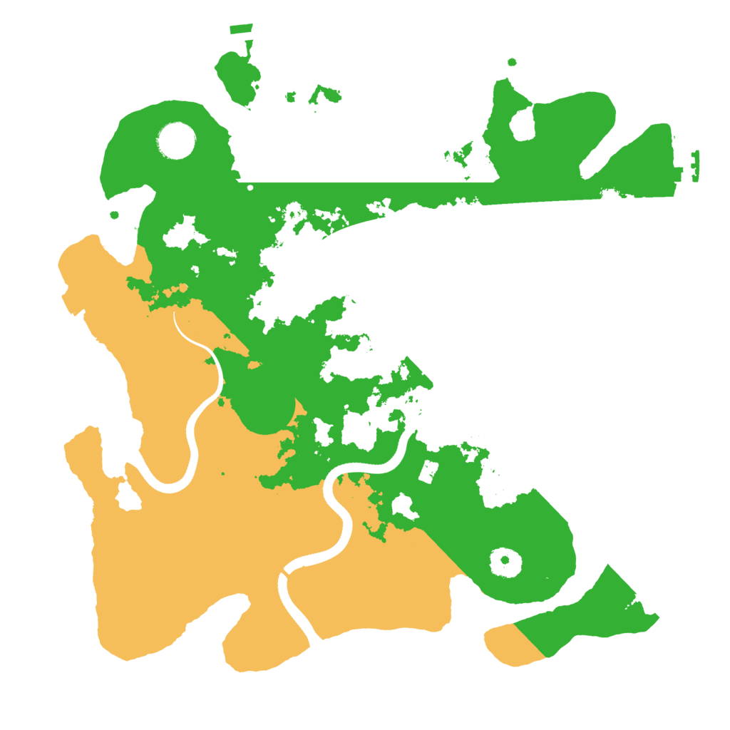Biome Rust Map: Procedural Map, Size: 3500, Seed: 1327388135