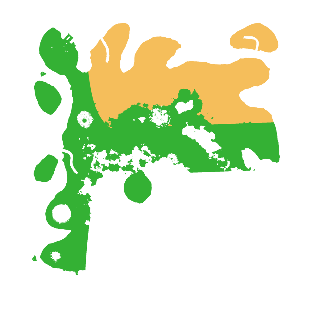 Biome Rust Map: Procedural Map, Size: 3000, Seed: 26689