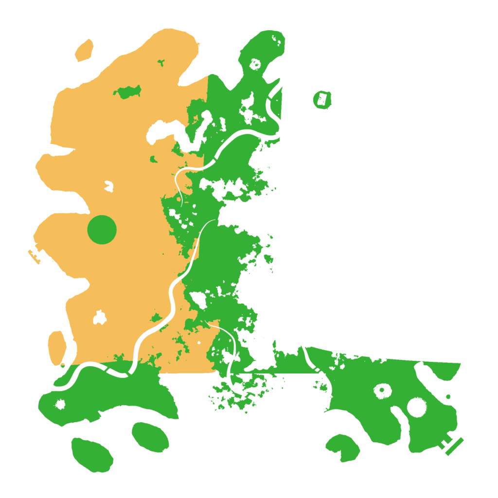 Biome Rust Map: Procedural Map, Size: 4500, Seed: 1986420
