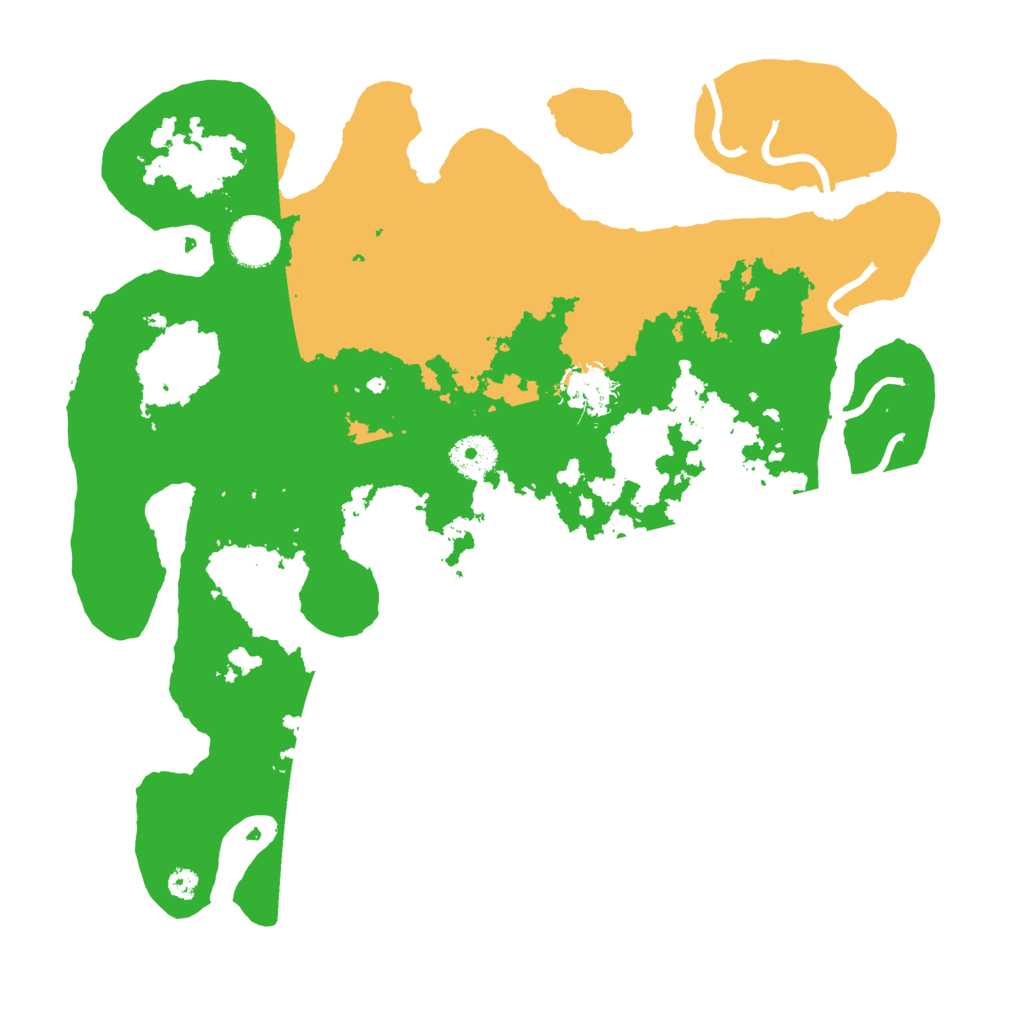 Biome Rust Map: Procedural Map, Size: 3500, Seed: 81943445