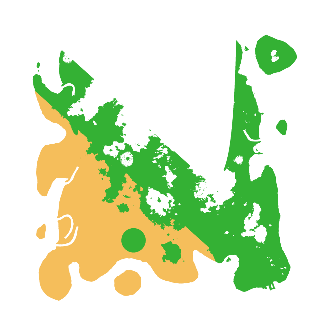 Biome Rust Map: Procedural Map, Size: 3500, Seed: 61174439