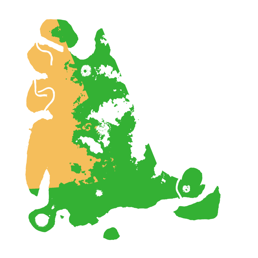 Biome Rust Map: Procedural Map, Size: 3500, Seed: 2108198