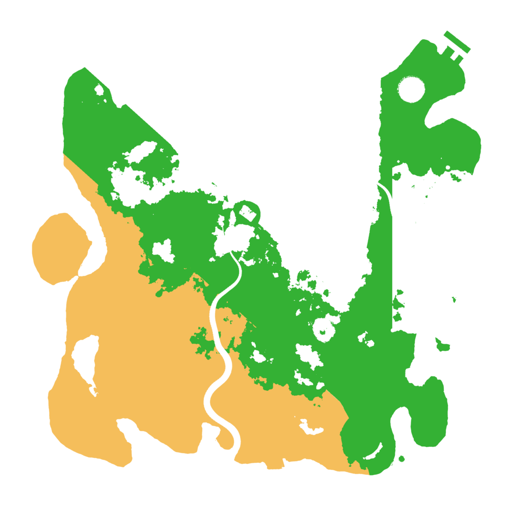 Biome Rust Map: Procedural Map, Size: 3500, Seed: 793783638