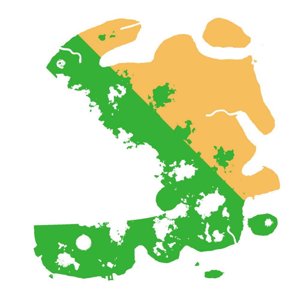 Biome Rust Map: Procedural Map, Size: 3600, Seed: 62523