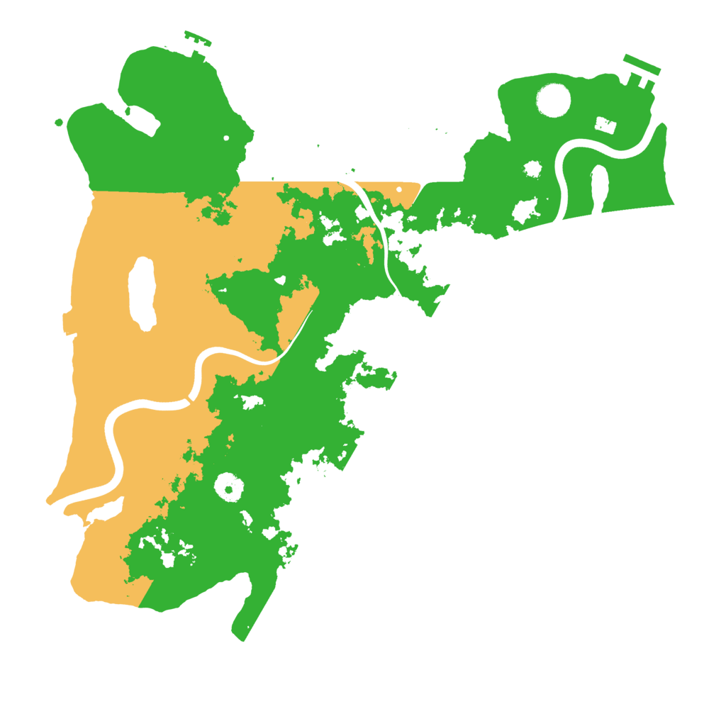 Biome Rust Map: Procedural Map, Size: 3800, Seed: 92532039