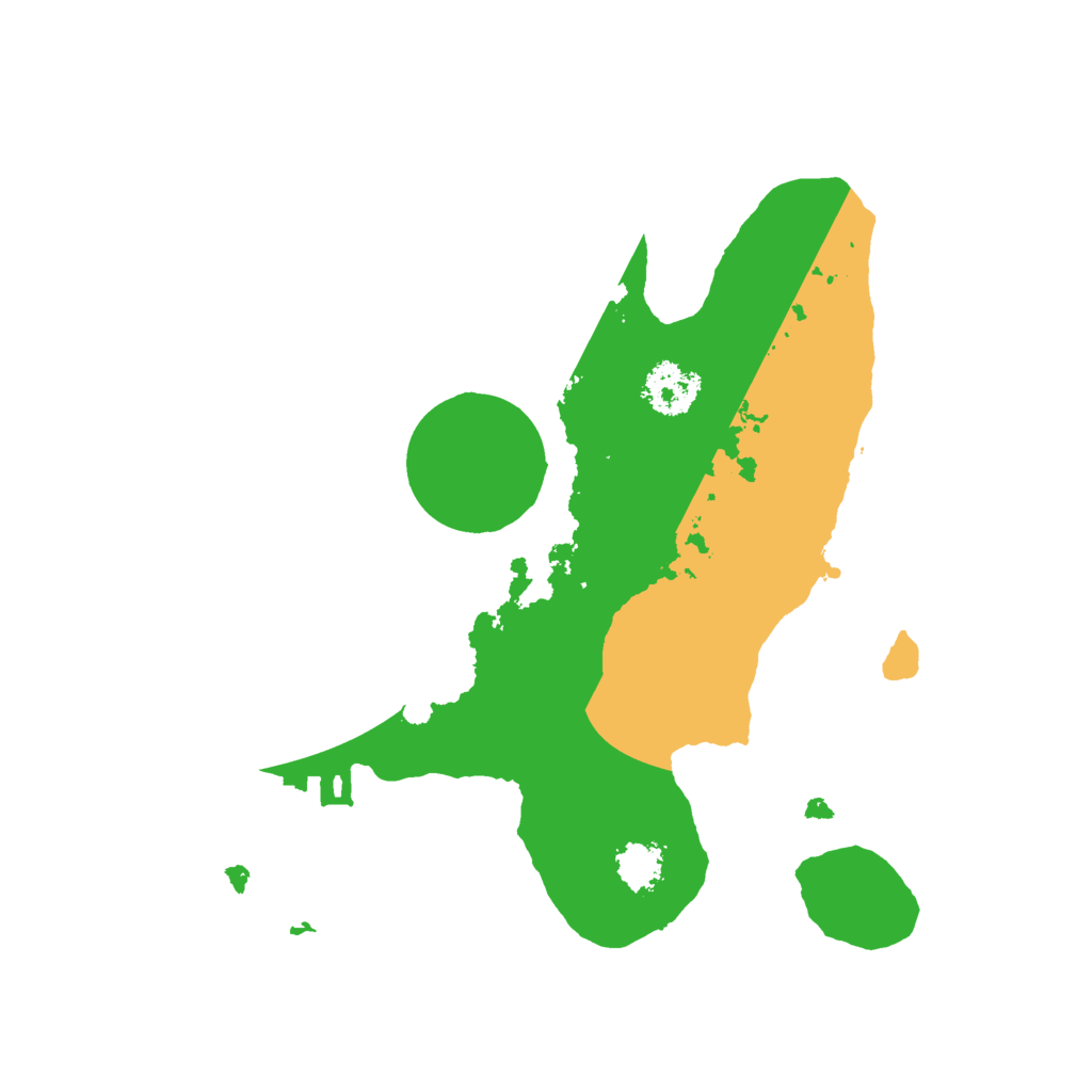 Biome Rust Map: Procedural Map, Size: 2080, Seed: 78620321